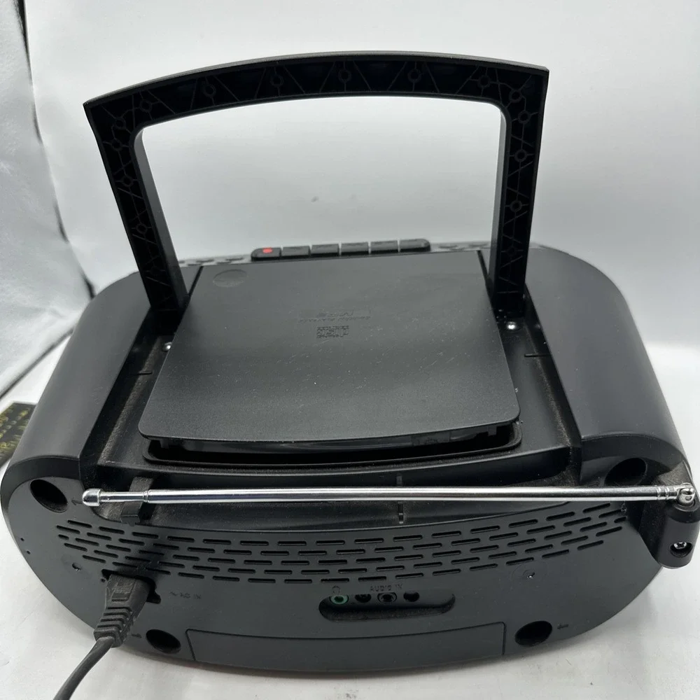 Sony CFD-S50 CD, AM/FM Radio, CD Player, & Cassette Player With Power Cord, READ